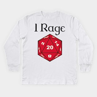 I Rage - Barbarian Kids Long Sleeve T-Shirt